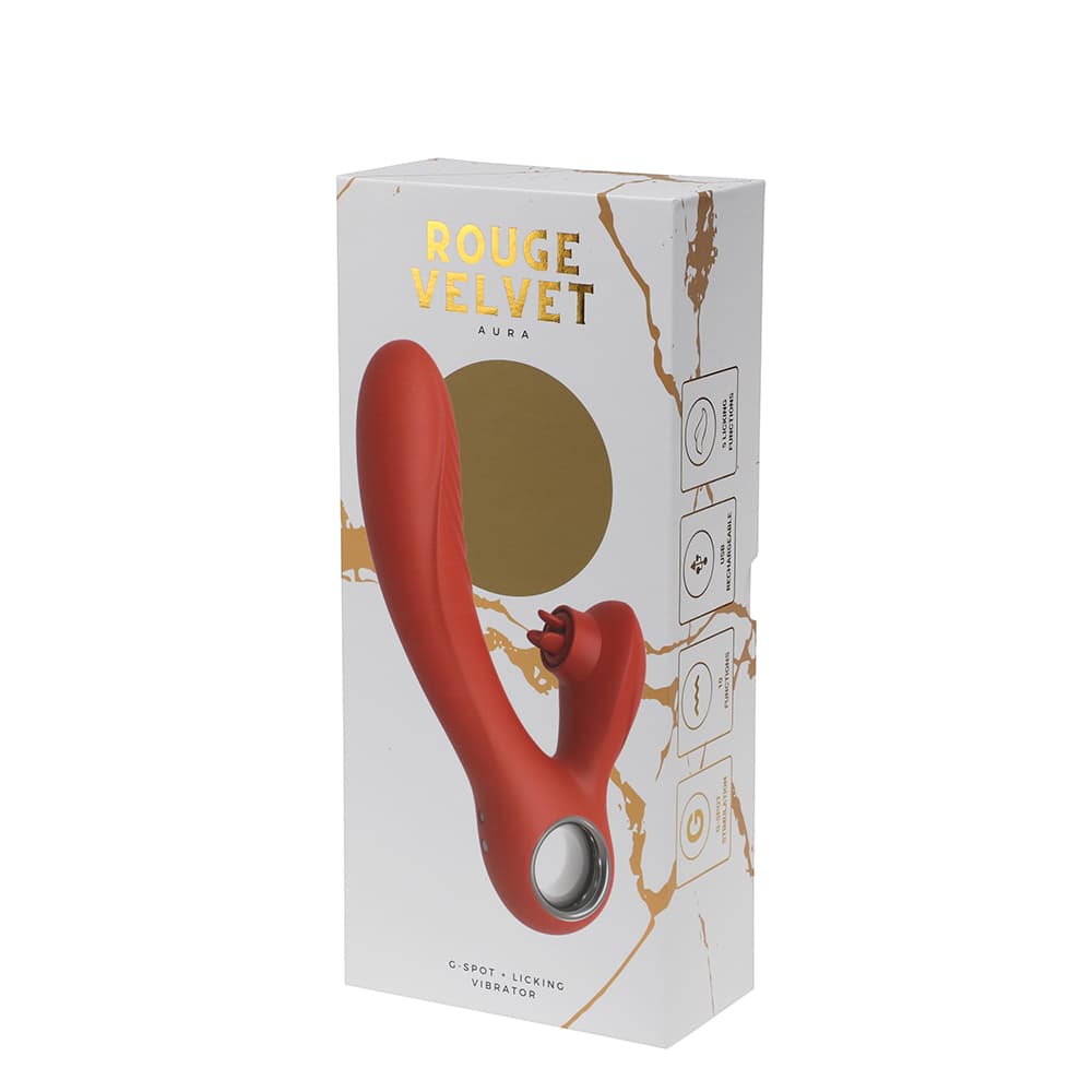 Rouge Velvet Aura — G-Spot Licking Vibrator
