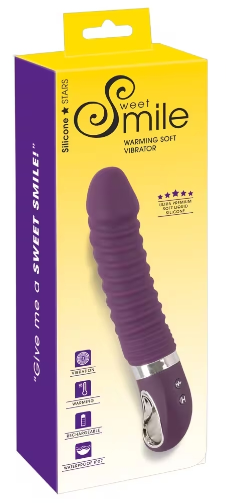 Smile Warming Soft Vibrator Violet