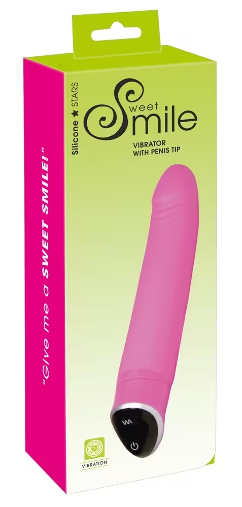 Smile Vibrator Penis Tip Rose