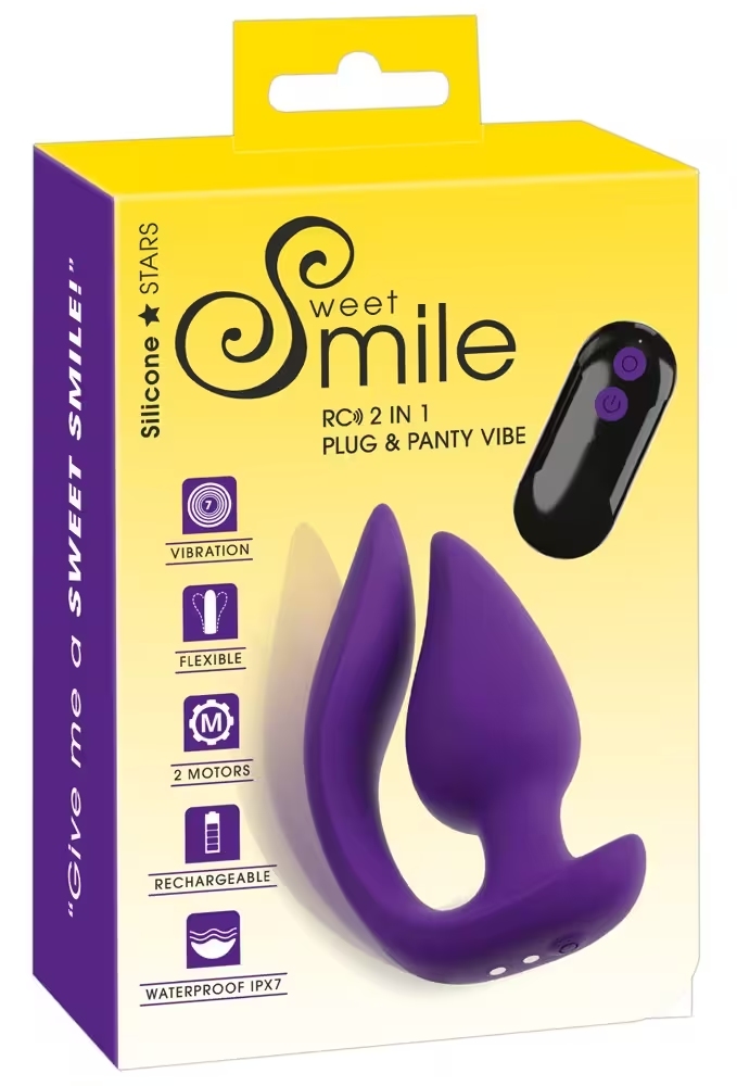 Smile RC 2 in 1 Plug & Panty Vibe Violet